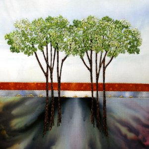 Tree embroidery