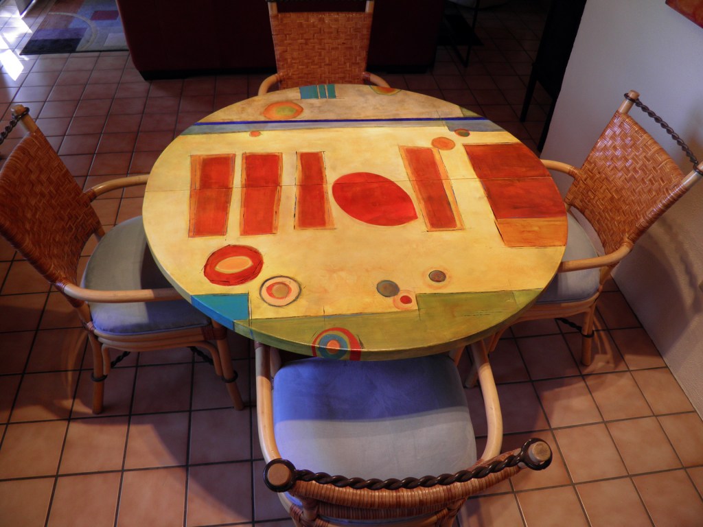 PAINTED TABLE