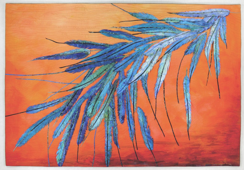 FLIGHT OF FANCY...31X44...art quilt