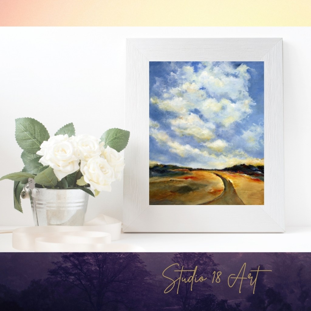 NM Borderland acrylic on canvas board